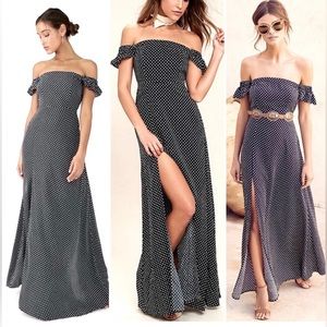 Lulus Polka Dot Dress (Size M)